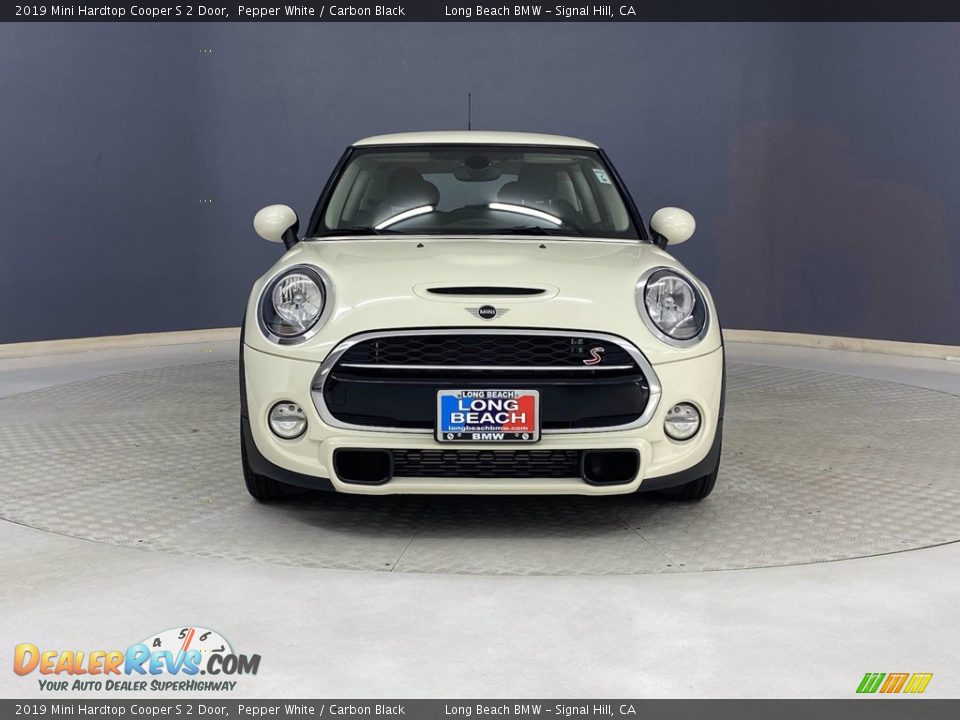 2019 Mini Hardtop Cooper S 2 Door Pepper White / Carbon Black Photo #2