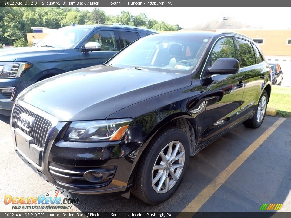 2012 Audi Q5 2.0 TFSI quattro Brilliant Black / Black Photo #1