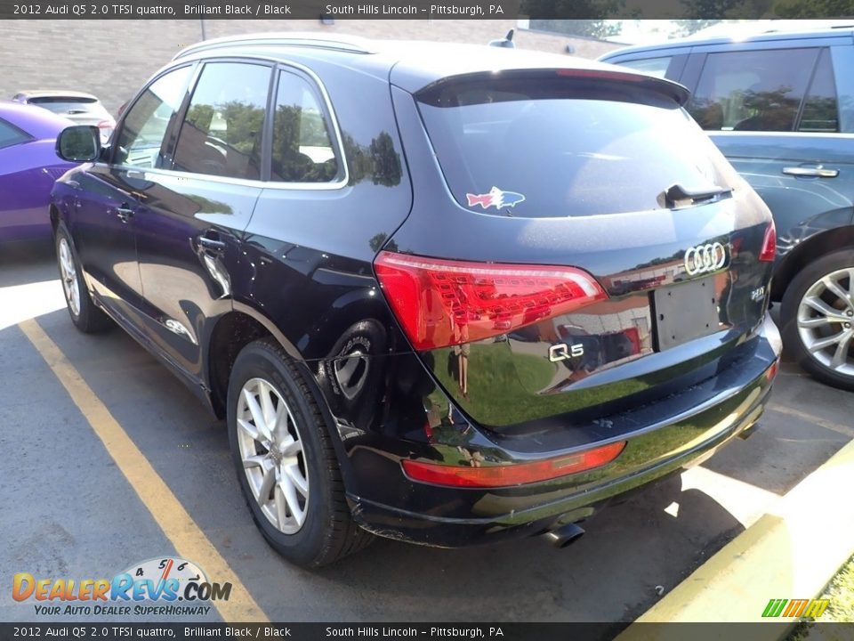 2012 Audi Q5 2.0 TFSI quattro Brilliant Black / Black Photo #2