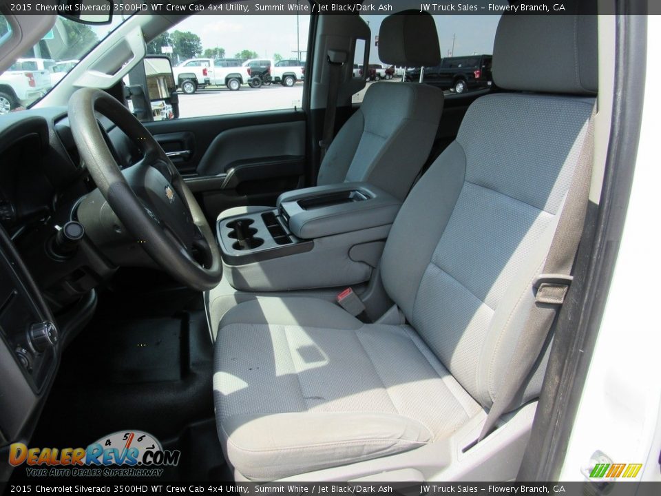 2015 Chevrolet Silverado 3500HD WT Crew Cab 4x4 Utility Summit White / Jet Black/Dark Ash Photo #21
