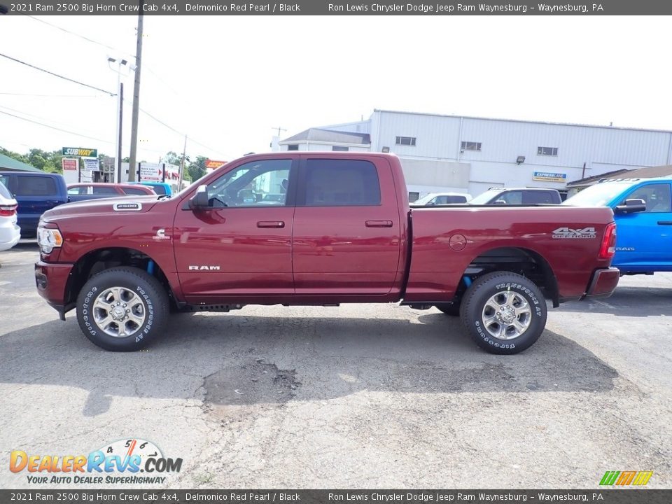 2021 Ram 2500 Big Horn Crew Cab 4x4 Delmonico Red Pearl / Black Photo #2