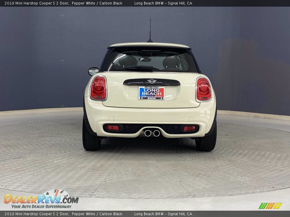 2019 Mini Hardtop Cooper S 2 Door Pepper White / Carbon Black Photo #4