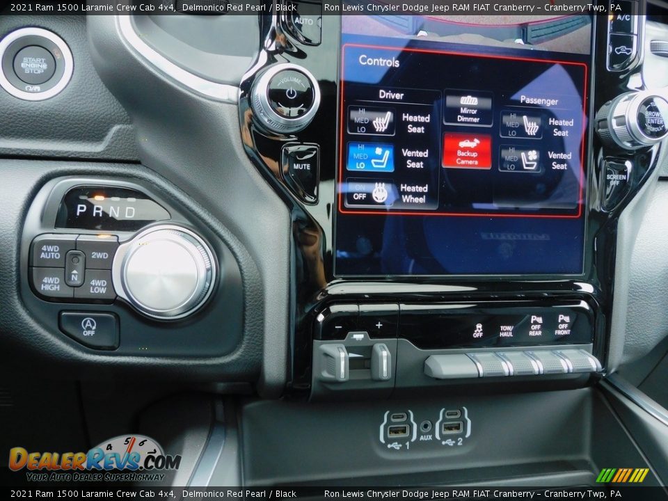 Controls of 2021 Ram 1500 Laramie Crew Cab 4x4 Photo #19