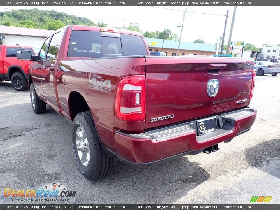 2021 Ram 2500 Big Horn Crew Cab 4x4 Delmonico Red Pearl / Black Photo #3