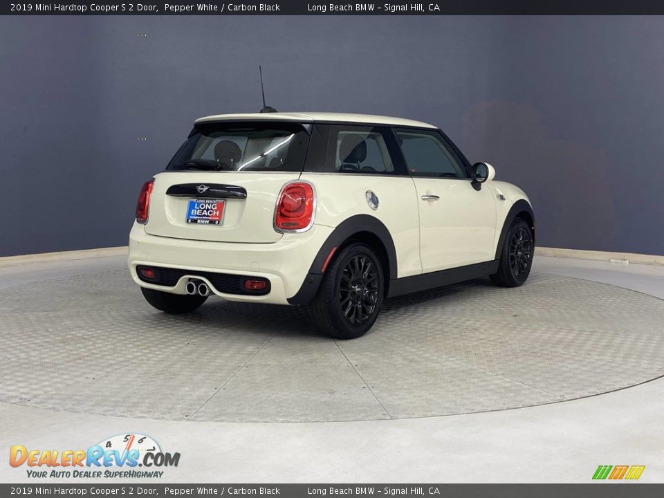 2019 Mini Hardtop Cooper S 2 Door Pepper White / Carbon Black Photo #5