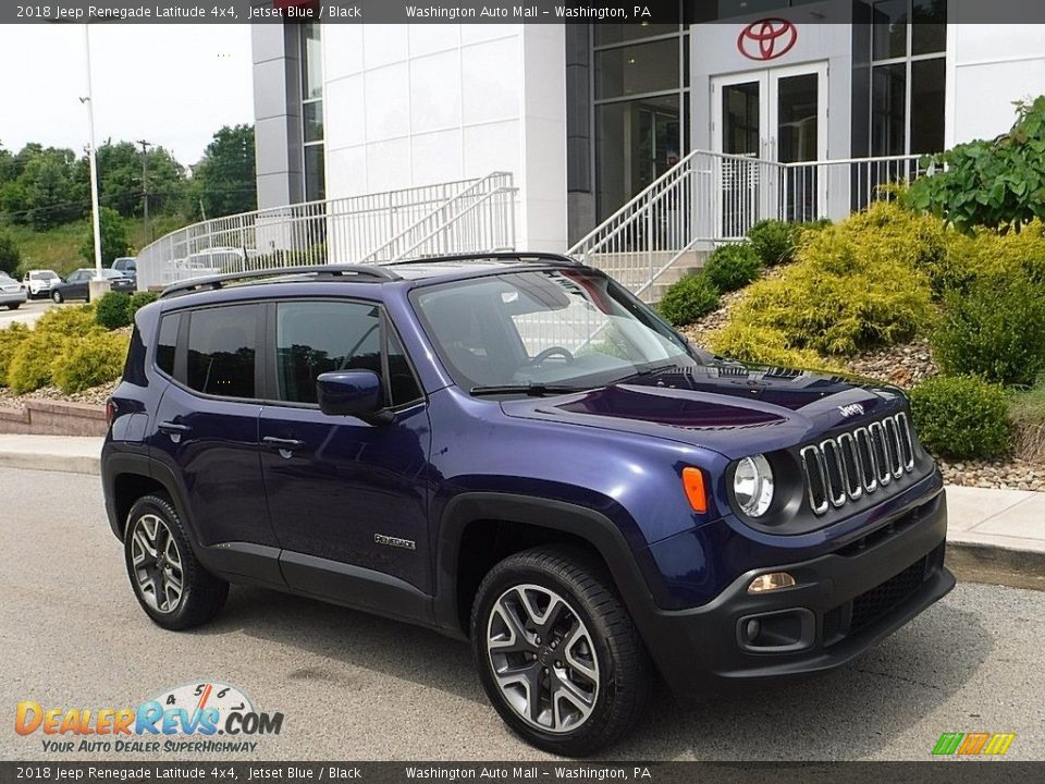 2018 Jeep Renegade Latitude 4x4 Jetset Blue / Black Photo #1