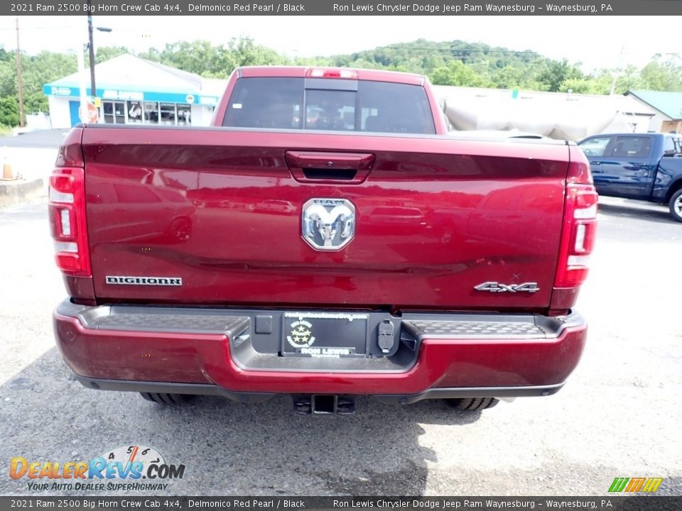 2021 Ram 2500 Big Horn Crew Cab 4x4 Delmonico Red Pearl / Black Photo #4