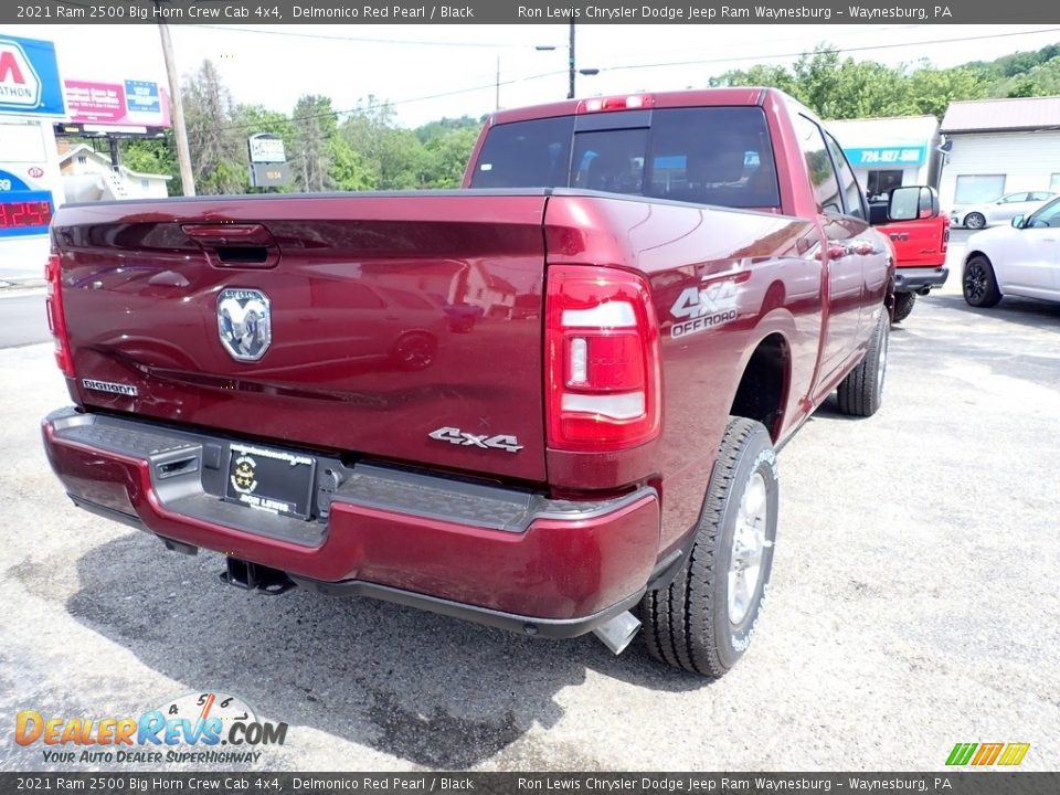 2021 Ram 2500 Big Horn Crew Cab 4x4 Delmonico Red Pearl / Black Photo #5