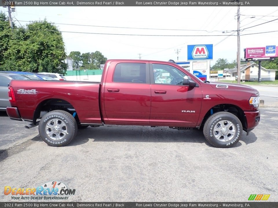 2021 Ram 2500 Big Horn Crew Cab 4x4 Delmonico Red Pearl / Black Photo #6