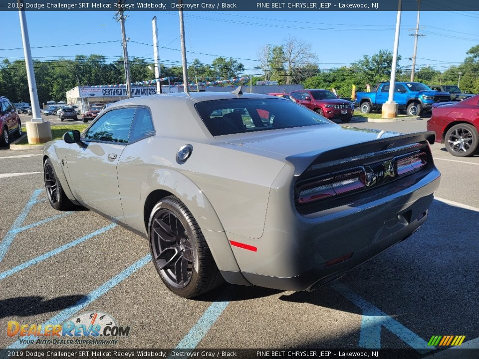 2019 Dodge Challenger SRT Hellcat Redeye Widebody Destroyer Gray / Black Photo #5