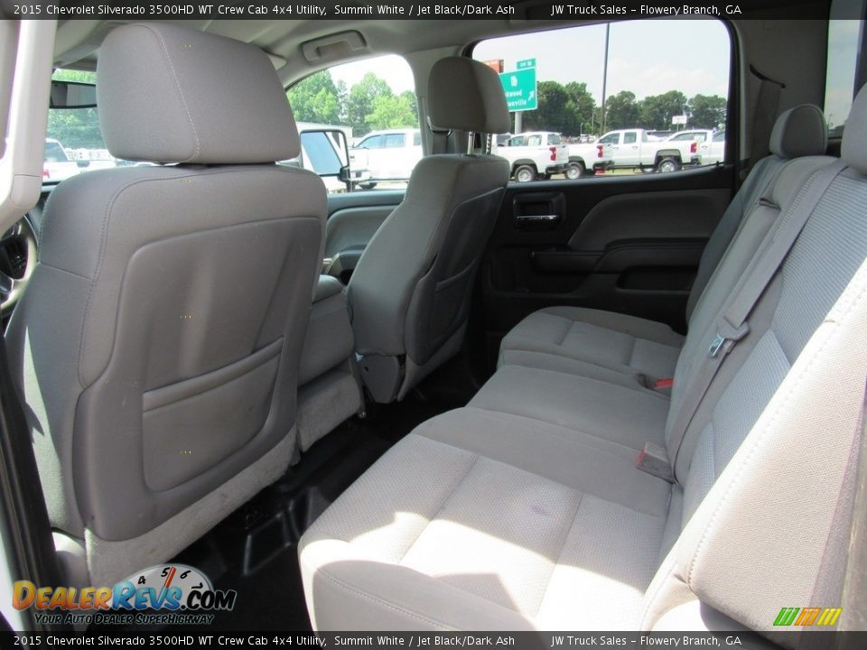 2015 Chevrolet Silverado 3500HD WT Crew Cab 4x4 Utility Summit White / Jet Black/Dark Ash Photo #29