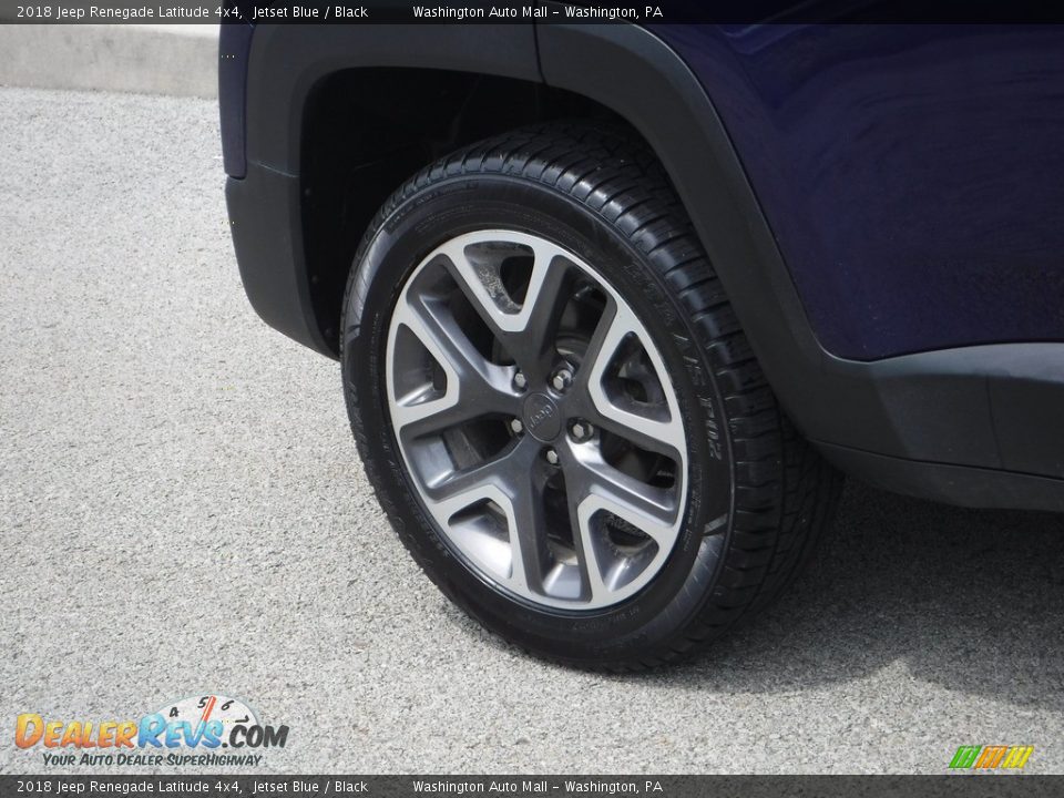 2018 Jeep Renegade Latitude 4x4 Jetset Blue / Black Photo #8