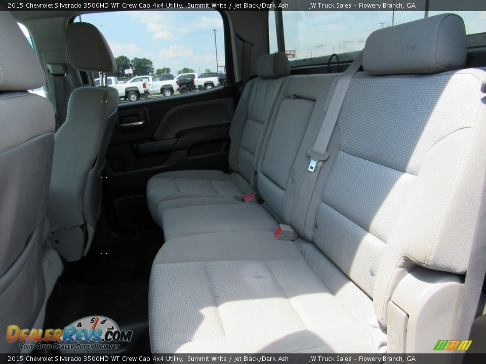 2015 Chevrolet Silverado 3500HD WT Crew Cab 4x4 Utility Summit White / Jet Black/Dark Ash Photo #30
