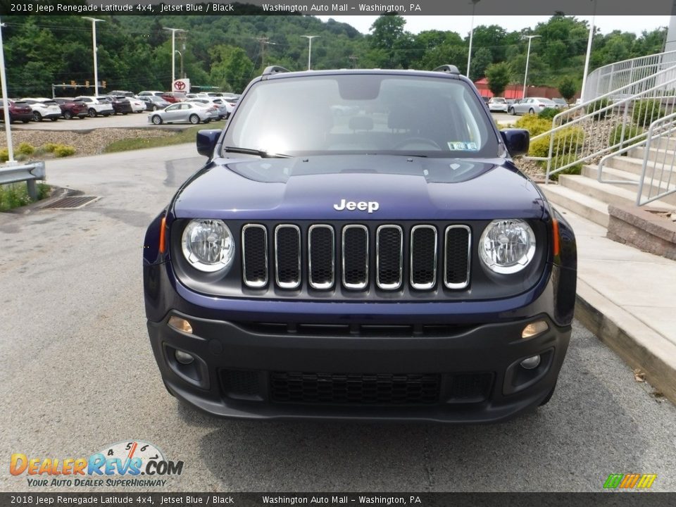 2018 Jeep Renegade Latitude 4x4 Jetset Blue / Black Photo #9