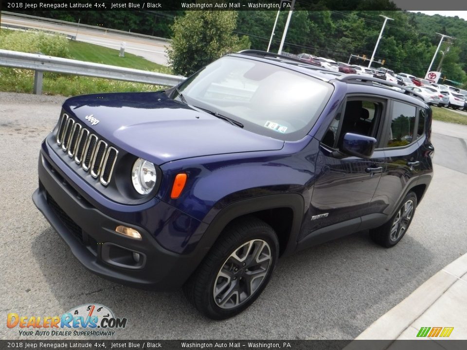 2018 Jeep Renegade Latitude 4x4 Jetset Blue / Black Photo #10