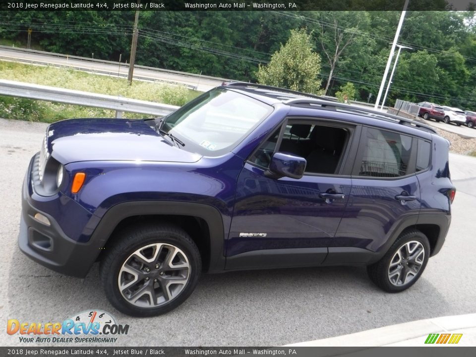 2018 Jeep Renegade Latitude 4x4 Jetset Blue / Black Photo #11