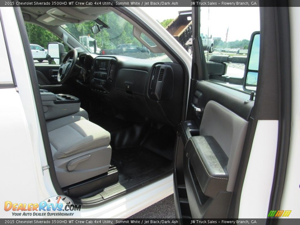 2015 Chevrolet Silverado 3500HD WT Crew Cab 4x4 Utility Summit White / Jet Black/Dark Ash Photo #33
