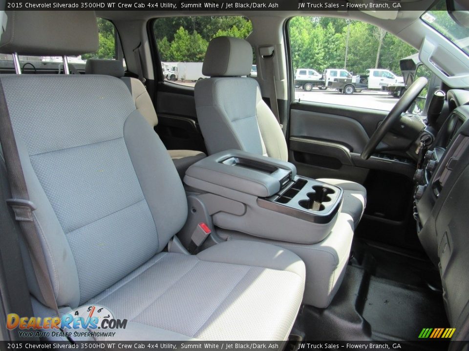 2015 Chevrolet Silverado 3500HD WT Crew Cab 4x4 Utility Summit White / Jet Black/Dark Ash Photo #36