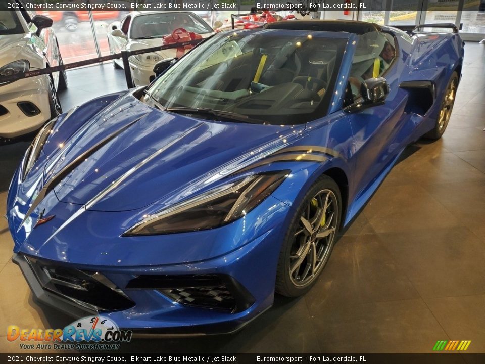 Elkhart Lake Blue Metallic 2021 Chevrolet Corvette Stingray Coupe Photo #1