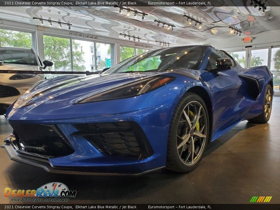 Elkhart Lake Blue Metallic 2021 Chevrolet Corvette Stingray Coupe Photo #2