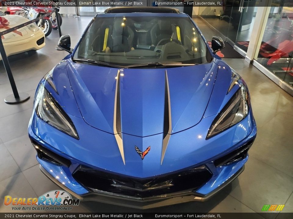 Elkhart Lake Blue Metallic 2021 Chevrolet Corvette Stingray Coupe Photo #4