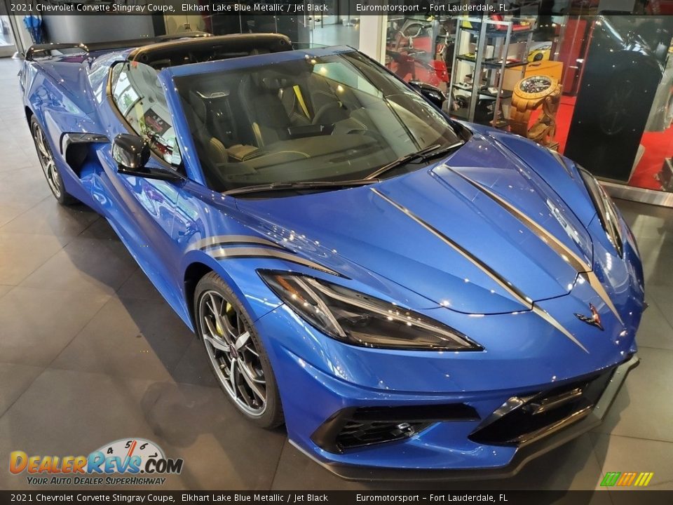 Elkhart Lake Blue Metallic 2021 Chevrolet Corvette Stingray Coupe Photo #7
