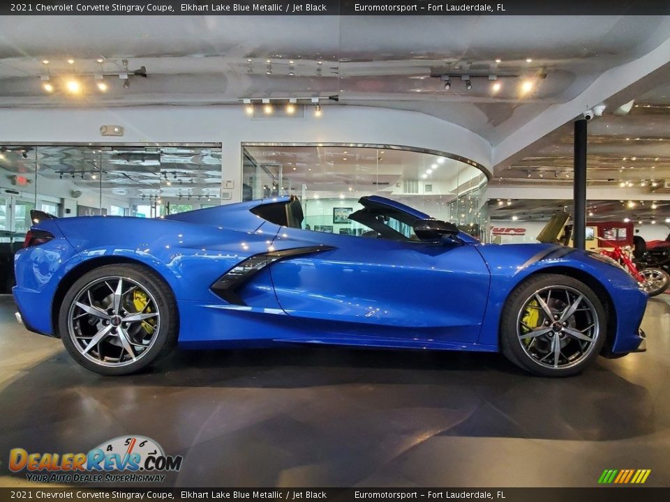Elkhart Lake Blue Metallic 2021 Chevrolet Corvette Stingray Coupe Photo #13