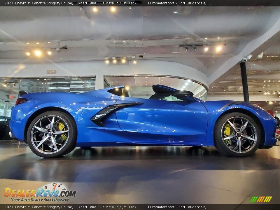 Elkhart Lake Blue Metallic 2021 Chevrolet Corvette Stingray Coupe Photo #14