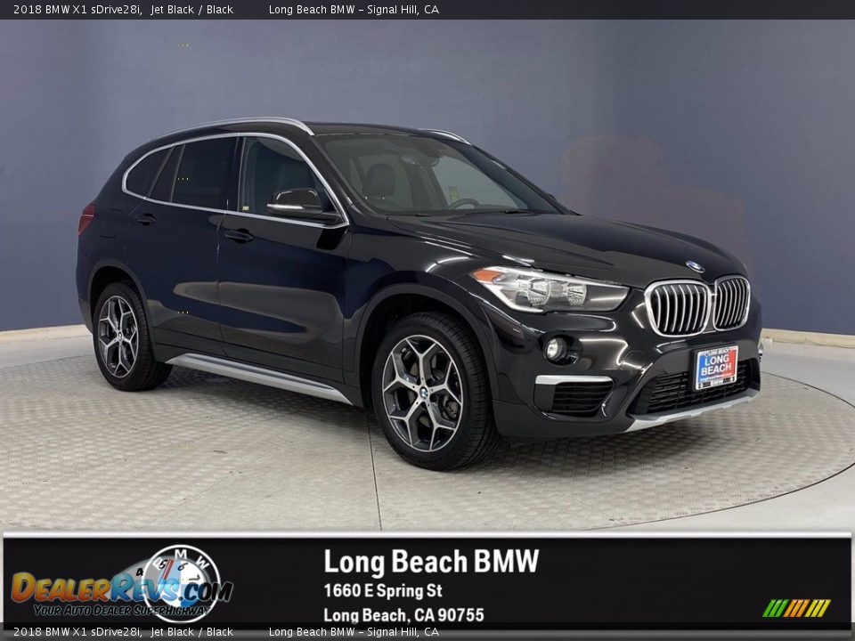 2018 BMW X1 sDrive28i Jet Black / Black Photo #1