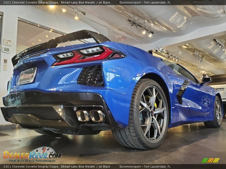 2021 Chevrolet Corvette Stingray Coupe Elkhart Lake Blue Metallic / Jet Black Photo #17