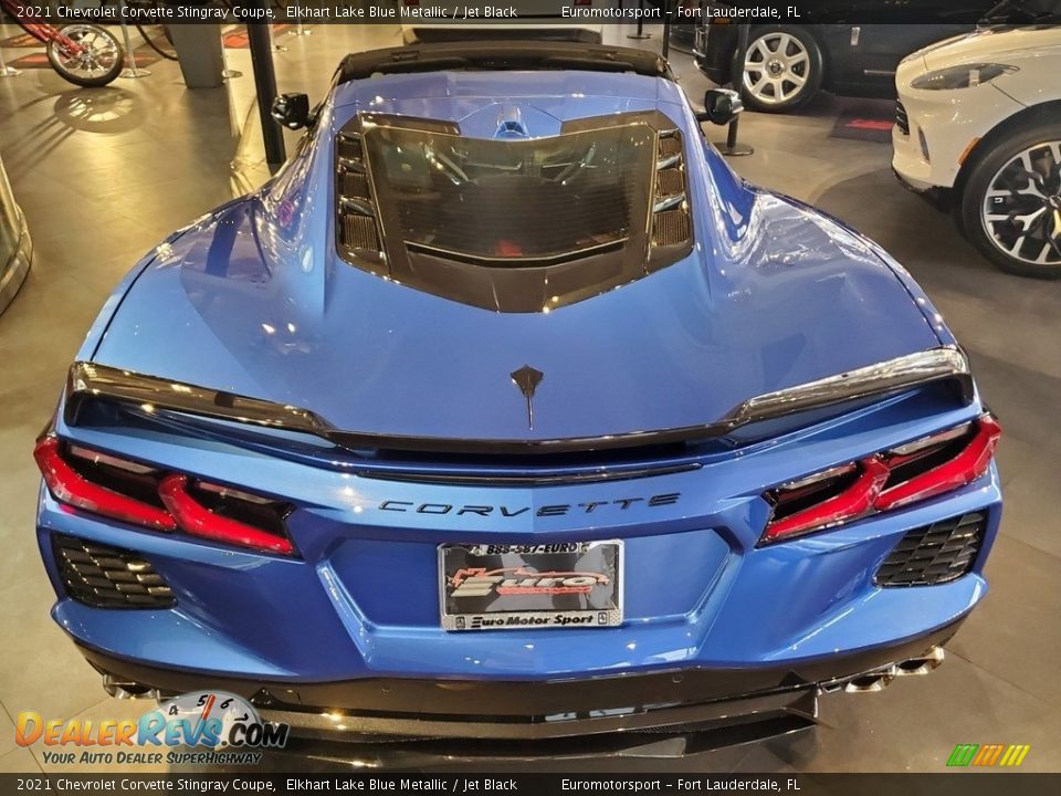 2021 Chevrolet Corvette Stingray Coupe Elkhart Lake Blue Metallic / Jet Black Photo #18