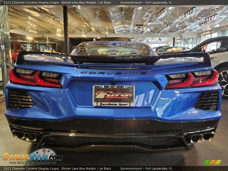 2021 Chevrolet Corvette Stingray Coupe Elkhart Lake Blue Metallic / Jet Black Photo #19