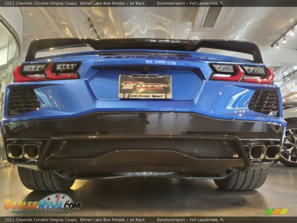 2021 Chevrolet Corvette Stingray Coupe Elkhart Lake Blue Metallic / Jet Black Photo #20