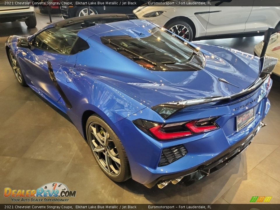2021 Chevrolet Corvette Stingray Coupe Elkhart Lake Blue Metallic / Jet Black Photo #21