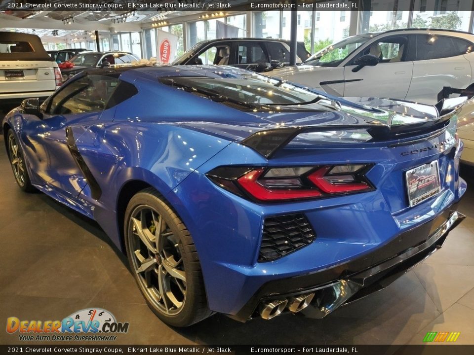 2021 Chevrolet Corvette Stingray Coupe Elkhart Lake Blue Metallic / Jet Black Photo #22