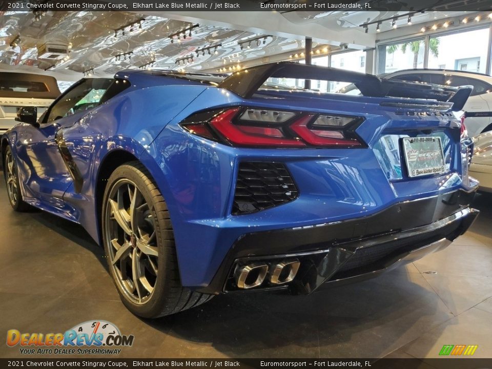 2021 Chevrolet Corvette Stingray Coupe Elkhart Lake Blue Metallic / Jet Black Photo #23