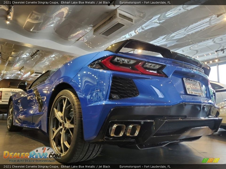 2021 Chevrolet Corvette Stingray Coupe Elkhart Lake Blue Metallic / Jet Black Photo #24