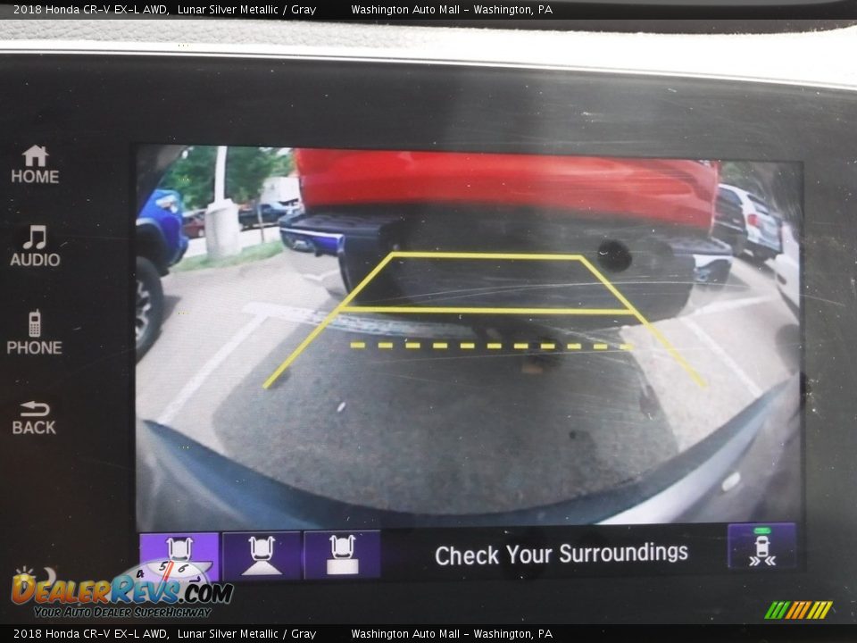 2018 Honda CR-V EX-L AWD Lunar Silver Metallic / Gray Photo #6