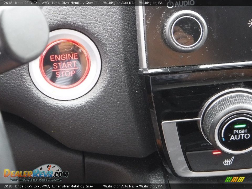 2018 Honda CR-V EX-L AWD Lunar Silver Metallic / Gray Photo #7