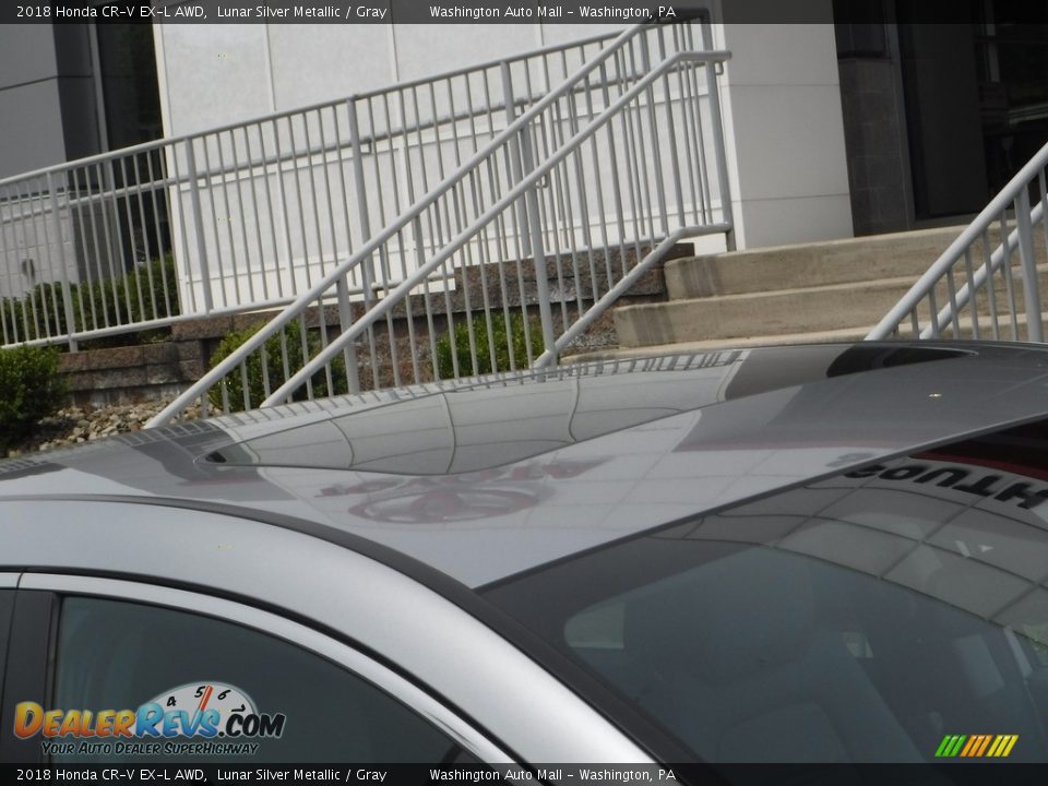 2018 Honda CR-V EX-L AWD Lunar Silver Metallic / Gray Photo #9