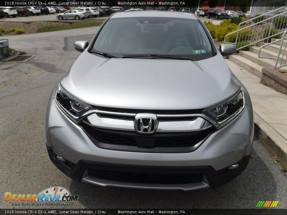 2018 Honda CR-V EX-L AWD Lunar Silver Metallic / Gray Photo #10