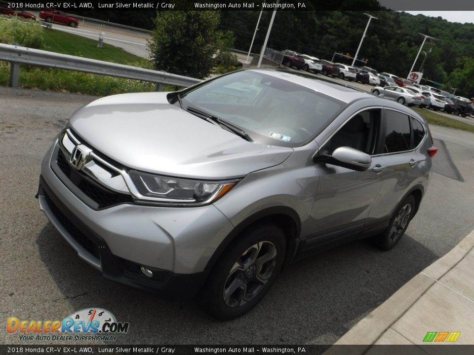 2018 Honda CR-V EX-L AWD Lunar Silver Metallic / Gray Photo #11