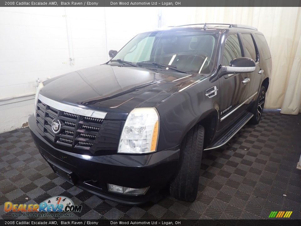 2008 Cadillac Escalade AWD Black Raven / Ebony Photo #9