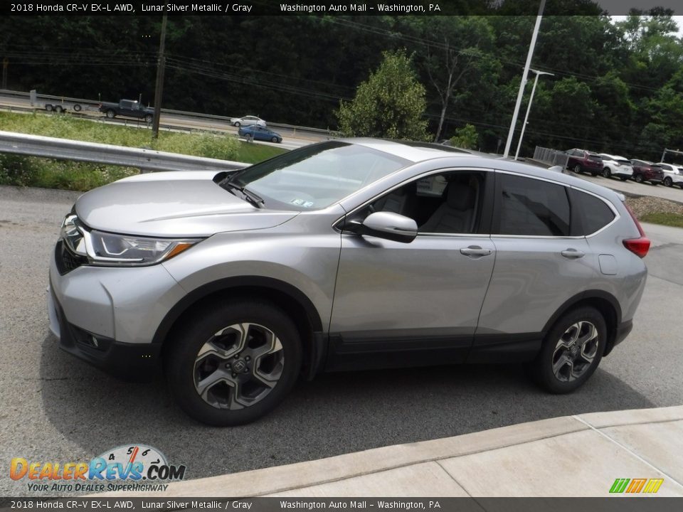 2018 Honda CR-V EX-L AWD Lunar Silver Metallic / Gray Photo #12