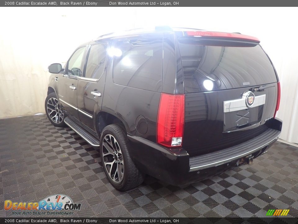 2008 Cadillac Escalade AWD Black Raven / Ebony Photo #11