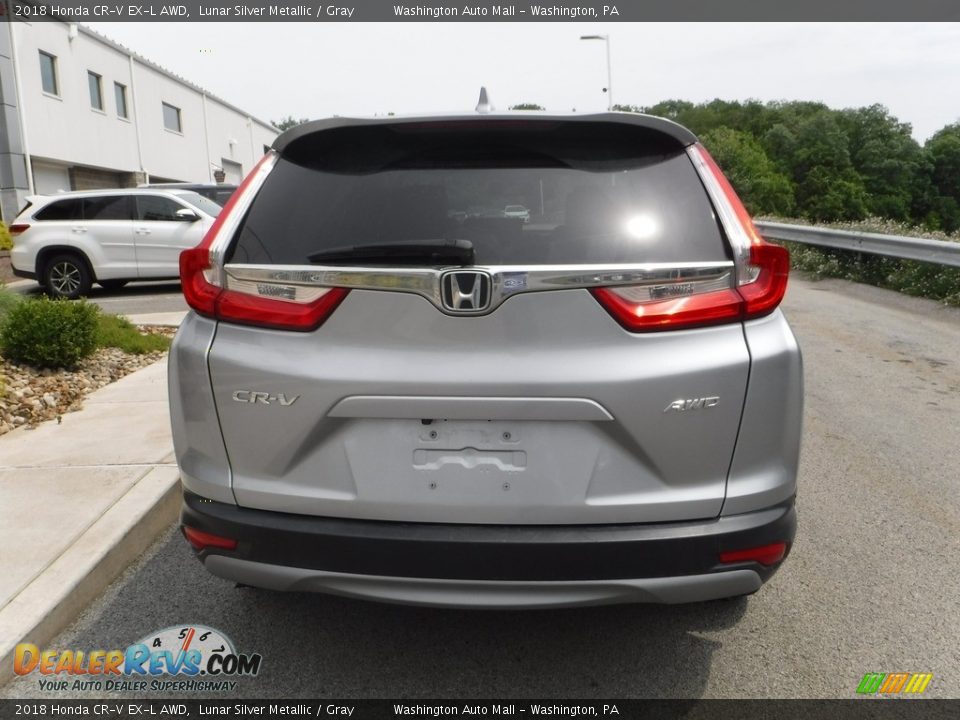 2018 Honda CR-V EX-L AWD Lunar Silver Metallic / Gray Photo #14
