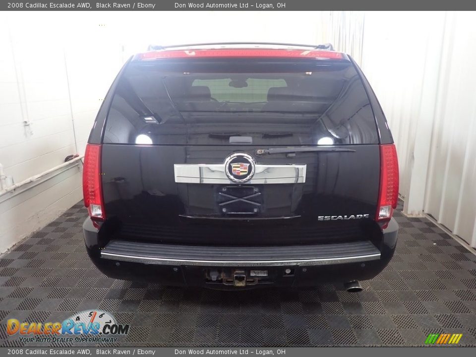 2008 Cadillac Escalade AWD Black Raven / Ebony Photo #12