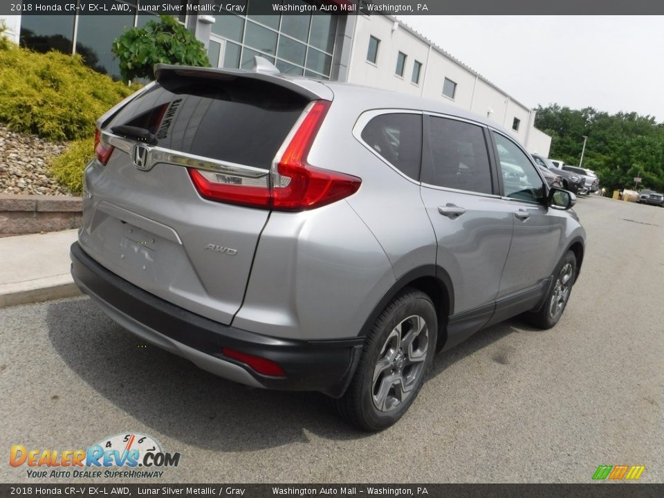 2018 Honda CR-V EX-L AWD Lunar Silver Metallic / Gray Photo #15