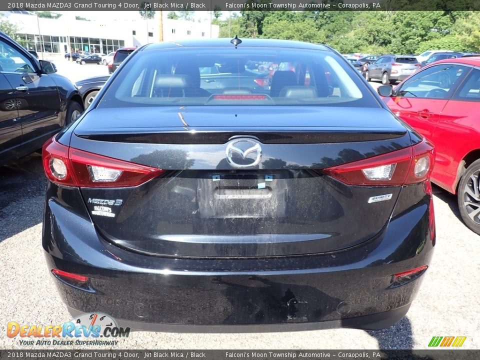 2018 Mazda MAZDA3 Grand Touring 4 Door Jet Black Mica / Black Photo #3