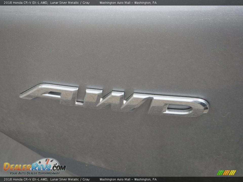 2018 Honda CR-V EX-L AWD Lunar Silver Metallic / Gray Photo #16